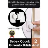 Solvéra Çocuk ve Bebek Güvenlik Kilidi, Dolap ve Çekmece Koruma Seti Koruyucu ve Kilit