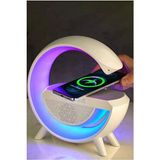 Solvéra Çok Fonksiyonlu Kablosuz Şarjlı Bluetooth Hoparlör ve Saatli Müzik Çalar - Seçenek 1