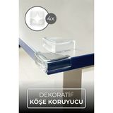 Solvéra Dekoratif Köşe Koruyucu, Masa ve Sehpa Güvenliği Koruyucu ve Kilit