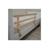 Solvéra Doğal Ahşap Bebek Yatak Koruma Bariyeri, 90X45 cm Koruyucu ve Kilit