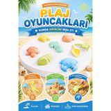 Solvéra Eğitici Kum Kalıpları Seti - Yaratıcı ve Öğretici Plaj Oyuncakları 8 Parça - Siyah - Çocuk