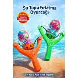 Solvéra Eğlenceli Su Sapanı ve Sünger Top Seti Plaj Oyuncakları - Siyah - 0 - 1 Yaş