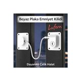 Solvéra Güvenli Balkon ve Kapı Emniyet Kilidi, Çocuklara ve Ev Güvenliğine Uygun Koruyucu ve Kilit
