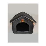 Solvéra Iç Mekan Kullanımı Için Fermuarlı Kedi ve Köpek Yatağı, Rahat ve Güvenli 45X40 cm - Seçenek 1 - Siyah