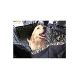 Solvéra Kamuflaj Desenli Araba Koltuk Örtüsü, Su Geçirmez ve Yıkanabilir Kedi ve Köpek Yatağı - Seçenek 1 - Siyah