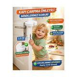 Solvéra Kapı Çarpma Önleyici Set - Bebek ve Çocuk Güvenliği Koruyucu ve Kilit