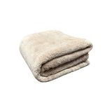 Solvéra Peluş Battaniye - Yumuşak ve Sı Kedi ve Köpek Yatağı 60X90 cm - Seçenek 1 - Siyah