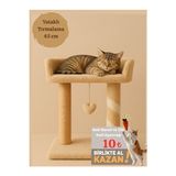 Solvéra Peluş Dokulu Çok Katlı Tırmalama Tahtası - Yatak ve Oyun Alanı Içerir Kedi Tırmalaması