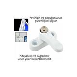 Solvéra Pvc Kapı ve Pencere Emniyet Kilidi, Düğmeli Çelik Tasarım Koruyucu ve Kilit