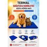 Solvéra Serinletici Termal Mat, Sıcak Havalar Için Ferahlatıcı Konfor Kedi ve Köpek Yatağı - Seçenek 1 - Siyah