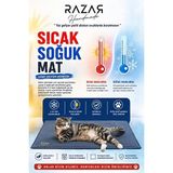 Solvéra Sıcak-Soğuk Jel Matı - Serinletici ve Isıtıcı Özellikli Kedi ve Köpek Yatağı - Seçenek 1 - Siyah