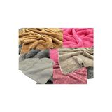 Solvéra Wellsoft Geniş Ölçü Battaniye 3'lü Set - Sıcacık ve Yumuşak Koruma Kedi ve Köpek Yatağı - Seçenek 1 - Siyah