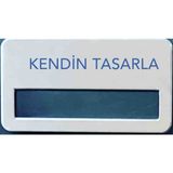 Solynara Metal Yaka Isimliği - 10 Adet - Gümüş