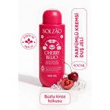 SOLZAO Nemlendirici etkili Besleyici Vitaminli Acerola Özlü Ve Kiraz Çekirdeği Yağlı Parfümlü Nemlendirici Krem Duş Jeli, CHERRY BEIJO 400 ML
