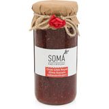 Soma Kadın Atölyesi Çilek Reçeli Chialı Şeker İlavesiz Elma Suyuyla Tatlandırılmış Katkısız Ev Yapımı - 300 gr - 380 gr