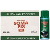 Somafix 12 Adet 400 ml Silikon Yağlayıcı Koşu Bandı Gıcırtı Önleyici Spreyi