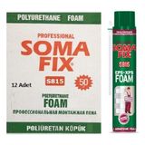 Somafix 12 Adet 750 ml - 920 gr Mantolama Şişmeyen Poliüretan Köpük