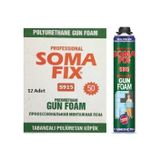 Somafix 12 Adet 750 ml Tabancalı Mantolama Şişmeyen Poliüretan Köpük