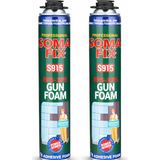 Somafix 2 Adet 750 ml - 940 gr Mantolama Poliüretan Köpük Tam Gramajlı Az Şişen Yapıştırma Izolasyon Pu Köpük