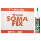 Somafix 24 Adet 280 ml Kırmızı Rtv Silikon Sıvı Conta 350 'c