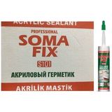 Somafix 24 Adet Beyaz Akrilik Mastik Kapı Pvc Pencere Parke İnşaat Montaj Dolgu Mastiği