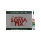 Somafix 24 Adet Beyaz Asetik Silikon Kapı Pvc Pencere Parke Tamirat Inşaat Silikonu