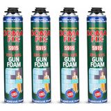 Somafix 4 Adet 750 ml Tabancalı Mantolama Poliüretan Köpük Az Şişen Yapıştırma Izolasyon Pu Köpüğü S915 - 4 lü Set
