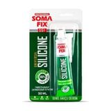 Somafix 50 ml Siyah Tüp Silikon %100 Silikon Antibakteriyel Özellikli Genel Amaçlı Yapıştırıcı