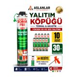 Somafix Poliüretan Termal Isı Ve Ses Yalıtım Sprey Köpük (10 ADET)