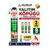 Somafix Poliüretan Termal Isı Ve Ses Yalıtım Sprey Köpük (3 ADET)