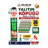 Somafix Poliüretan Termal Isı Ve Ses Yalıtım Sprey Köpük (36 ADET)