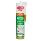 SOMAFIX SE281 Universal Silicone – Beyaz | Genel Amaçlı Silikon Mastik | Su Geçirmez, Esnek, Hızlı Kuruyan – Banyo, Mutfak, Kapı, Pencere, Seramik ve PVC İçin
