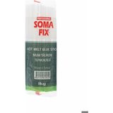 Somafix Sililon 1 kg 7.4X300 mm Ince Somafıx Mum Silikon Çubuk Sıcak Şeffaf-Erpilsan