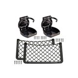 SomayStore Siyah Tekne Bardaklık Seti Katlanır Bardaklık Oval ve Eşya Filesi 32x17cm