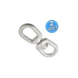 SomayStore Tekne Fırdöndü Çelik Galvanizli 5/16" (8mm) 2 adet