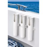 SomayStore Tekne Kamış Yuvası 3'lü Yandan Montaj Sabit Delik Çapı 40mm Boy 23cm Sealux