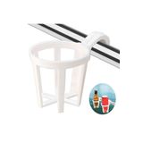 SomayStore Tekne Plastik Bardaklık Ø22-25mm Vardevelaya Asma Iç Çap 66-74mm 1 Adet
