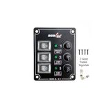 SomayStore Tekne Switch Panel Kontrol Paneli Dikey Model 3 Anahtar 80 X 100 Mm