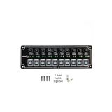 SomayStore Tekne Switch Panel Kontrol Paneli Yatay Model Sealux 10 Anahtar 80 X 250 Mm