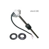 SomayStore Tekne Yakıt Su Şamandırası 0-190 Ohm 20cm Sealux Plastik Montaj Flanşı Ile Birlikte