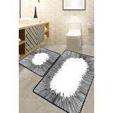 Somber Siyah 60x100 Cm Banyo Paspası Djt - Ekru