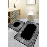 Somber Siyah 60x100 Cm Banyo Paspası Djt