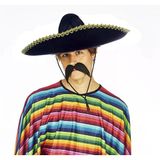 Sombrero Meksika Şapkası Mariachi Altın Şeritli Yetişkin Boy P79672s1827