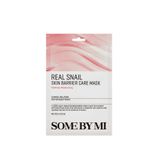 Some By Mi Real Snail Skin Barrier Care Mask – Salyangoz Özlü Cilt Bariyeri Onarıcı Yüz Maskesi - 1 Adet (20 g)