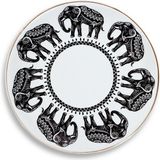 Some Home İstanbul Some Wild Collection Fil Desenli Porselen Servis Tabağı 28 cm - Standart