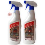Şömine Camı Temizleyici Sprey 750 Ml-2 Adet