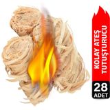 Şömine Mangal Soba Semaver Barbekü Tutuşturucu Doğal Odun Yünü