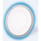 Somled 10W 3000K 850LM Sıva Altı Camlı LED Panel(Yuvarlak)-Sarı Işık+Kademeli Mavi Işık