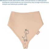 Somon Renkli Hafif Müslin Mama Önlüğü, Hijyenik Kullanım