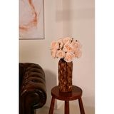 Somon Yapay Lüx Gül Buketi 6 Dallı Premium Canlı Islak Dokulu 30 Cm